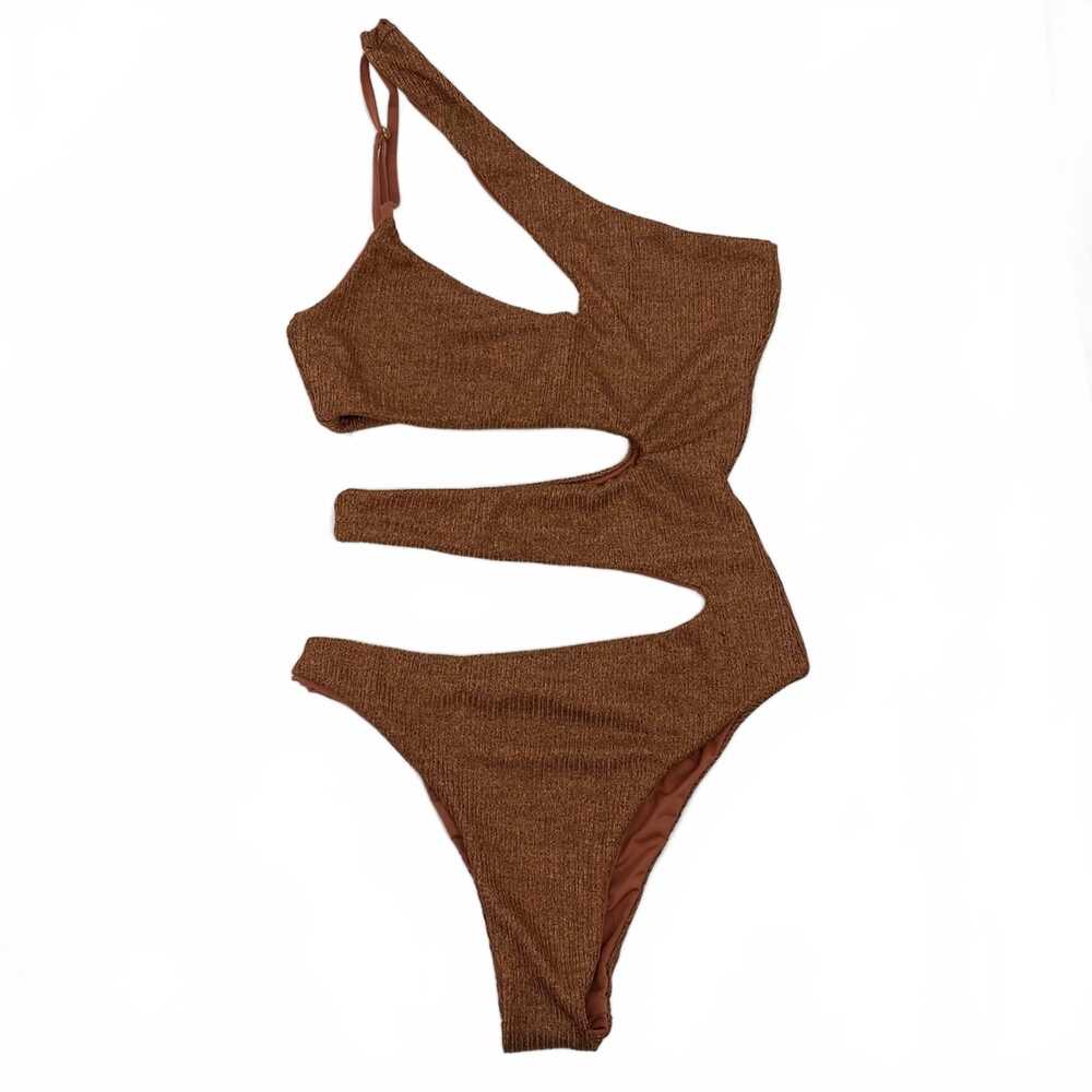 Blue Life Orange Cut-Out One Piece Swimsuit | Women’s S Regular